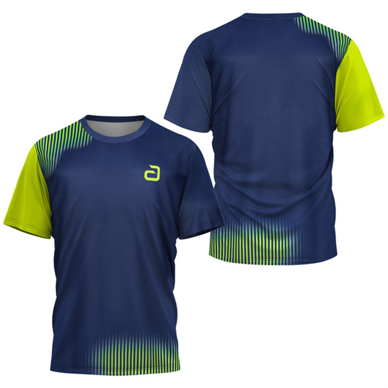 Table Tennis Outfit - 남성 탁구 티셔츠 언더커런트 패턴 남성