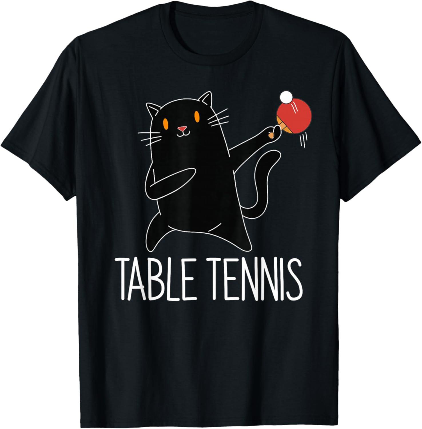 Table Tennis Outfit - 탁구 블랙 캣 핑퐁 블랙 의상