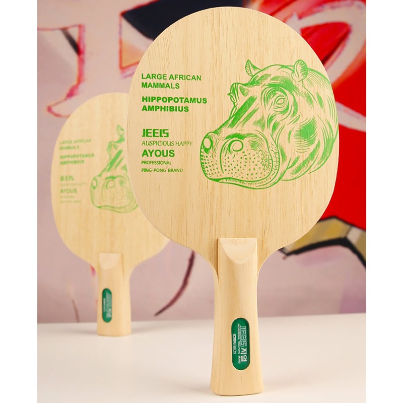 JEELS 그린 히포 1겹 아유스 탁구 블레이드 일본식 - Table Tennis Blade 리뷰 및 가격