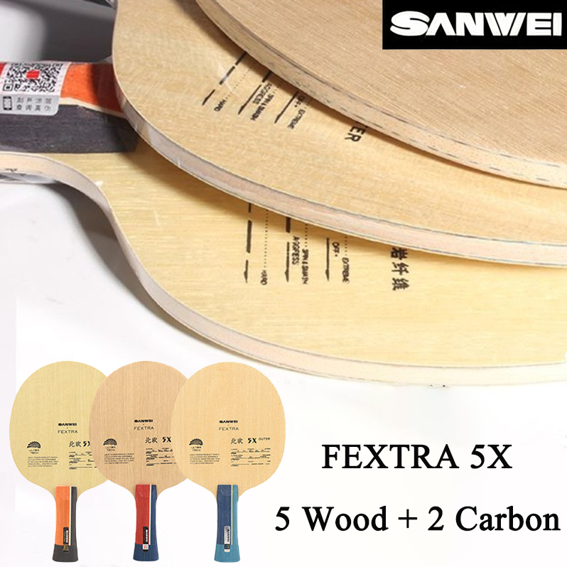 SANWEI FEXTRA 5X 탁구 블레이드 5겹 목재 - Table Tennis Blade 리뷰 및 가격
