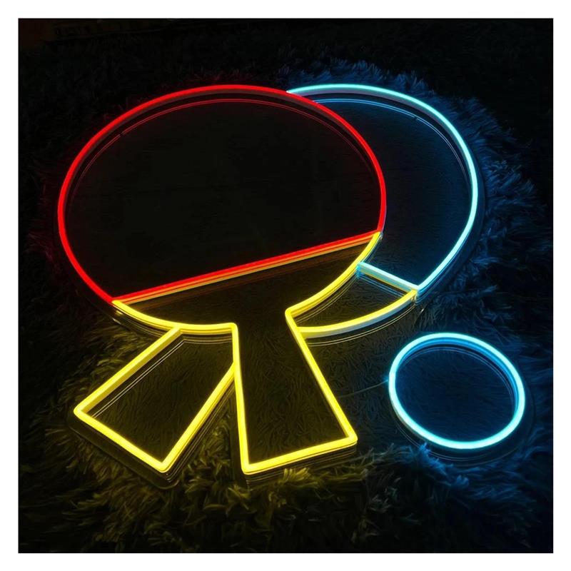 LED 탁구 패들 네온 사인, 탁구장 및 스포츠 클럽용 - Hall Table Tennis 리뷰 및 가격