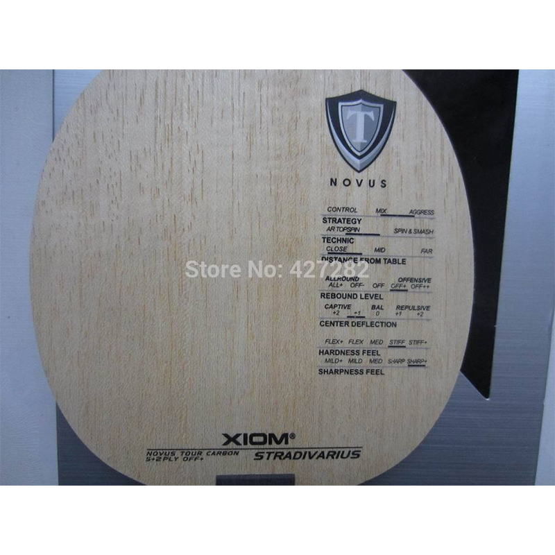 XIOM 스트라디바리우스 탁구 블레이드 5+2 카본 핑 - Table Tennis Blade 리뷰 및 가격
