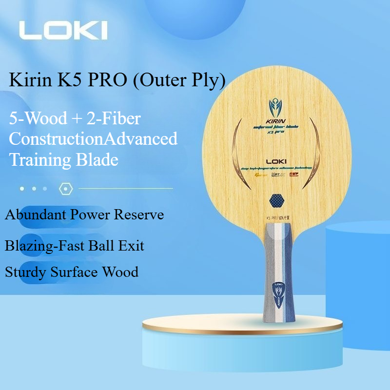 LOKI 키린 K5 PRO 탁구 라켓 5겹 목재 내장/ - Table Tennis Blade 리뷰 및 가격