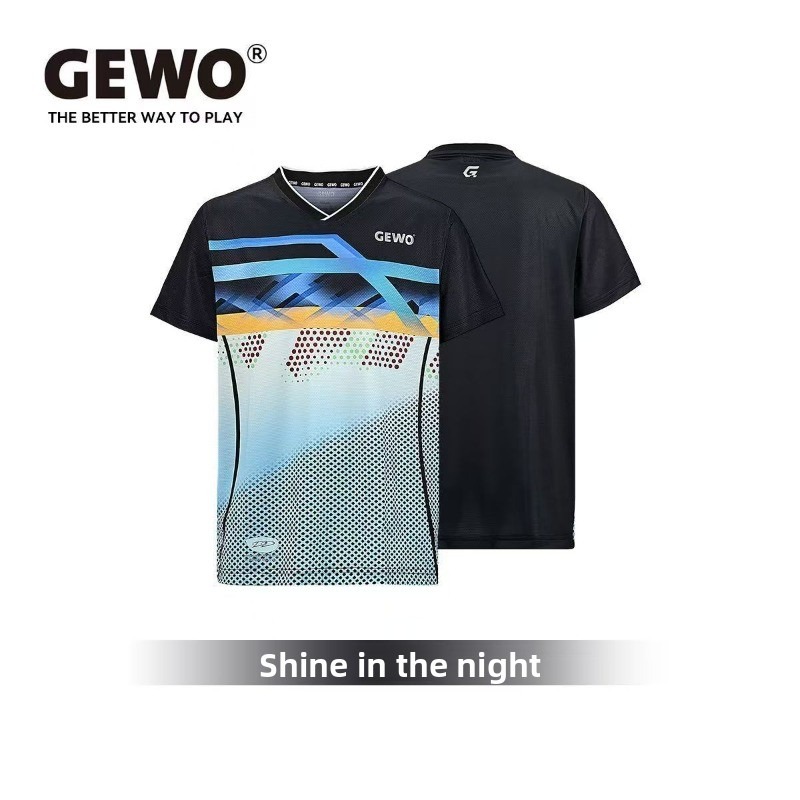독일 GEWO 새로운 탁구 전문 스포츠 반팔 빠른 건조 - Table Tennis Outfit 리뷰 및 가격